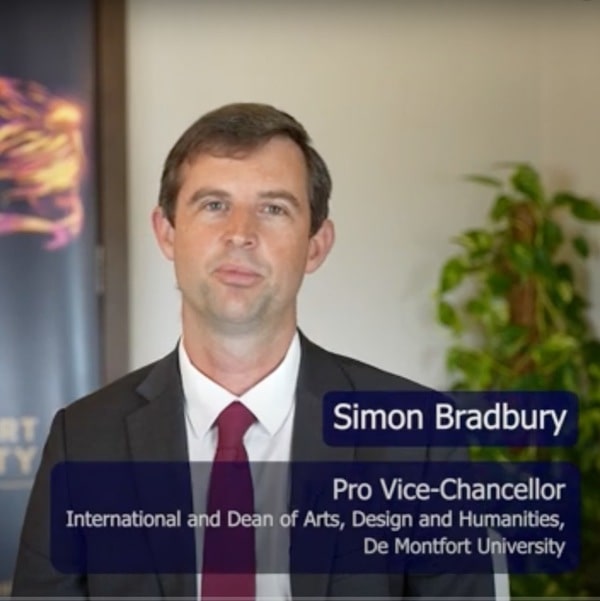 Mr Simon Bradbury I Pro Vice-Chancellor International and Dean of Arts, Design and Humanities